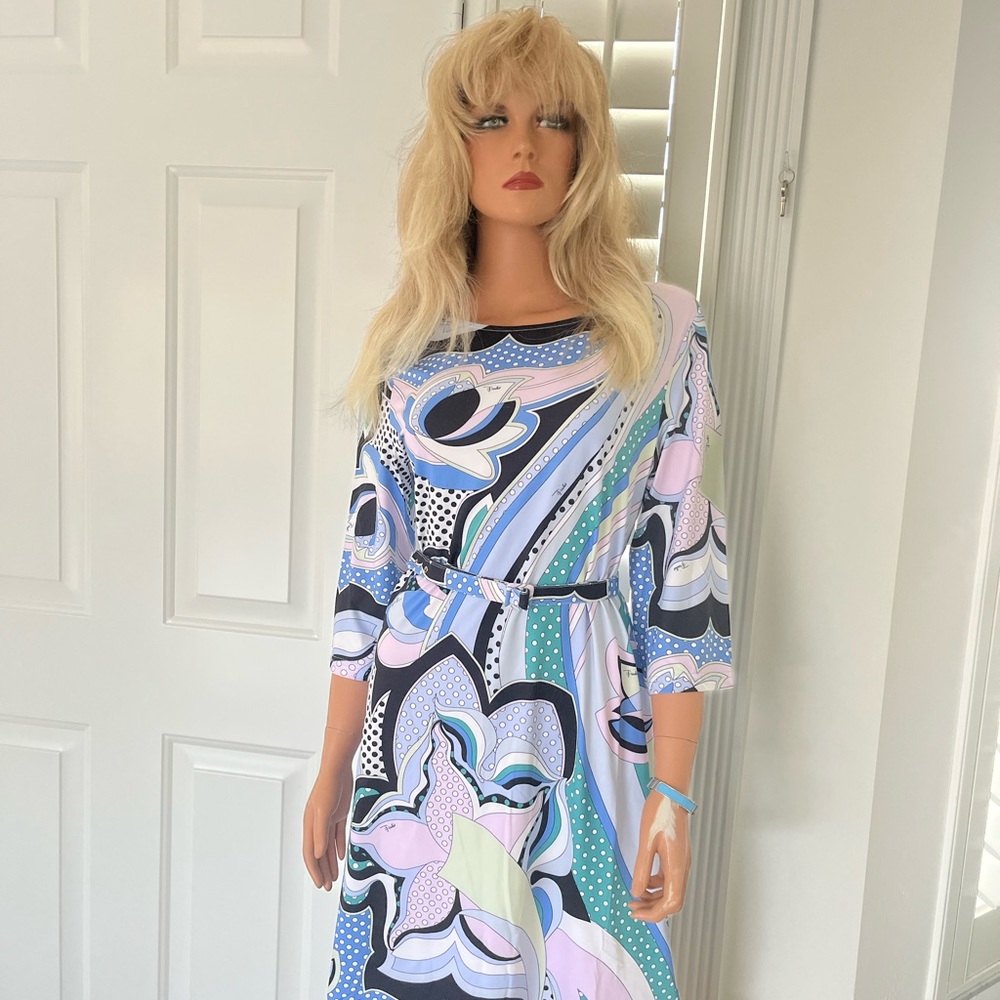 Emilio Pucci long sleeves dress Sz 40